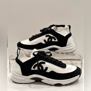 Chanel Sneakers |38| Black/White